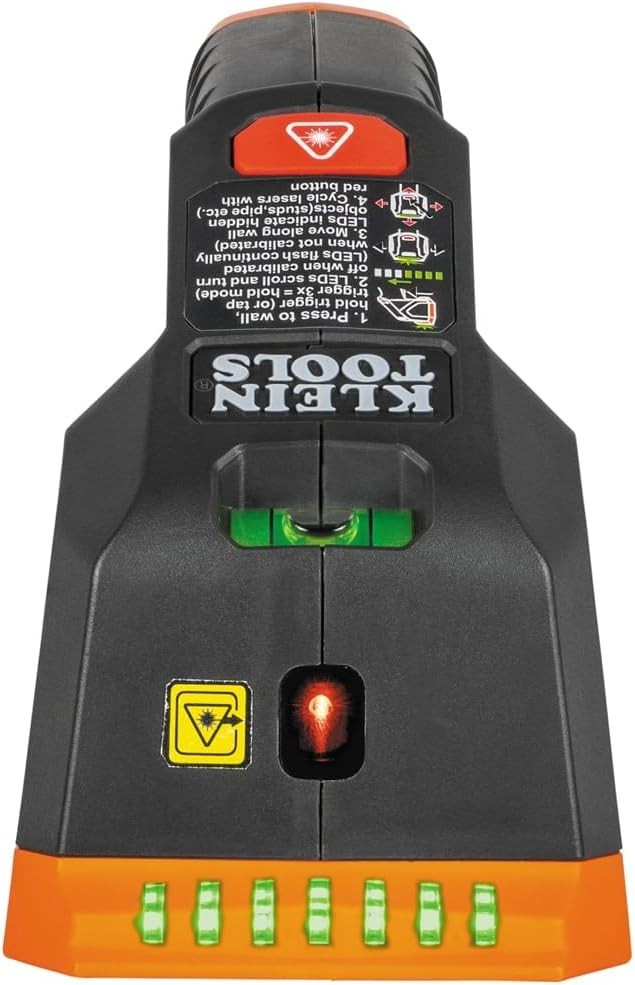 Klein Tools ESF150LL Electronic Metal/Wood Stud Finder with Cross-Line Lasers