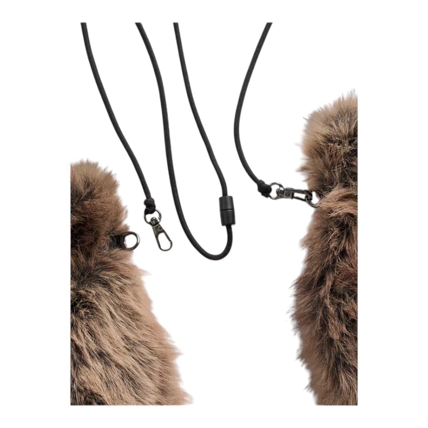 Gap Faux Fur Mittens Women`s Size M/L