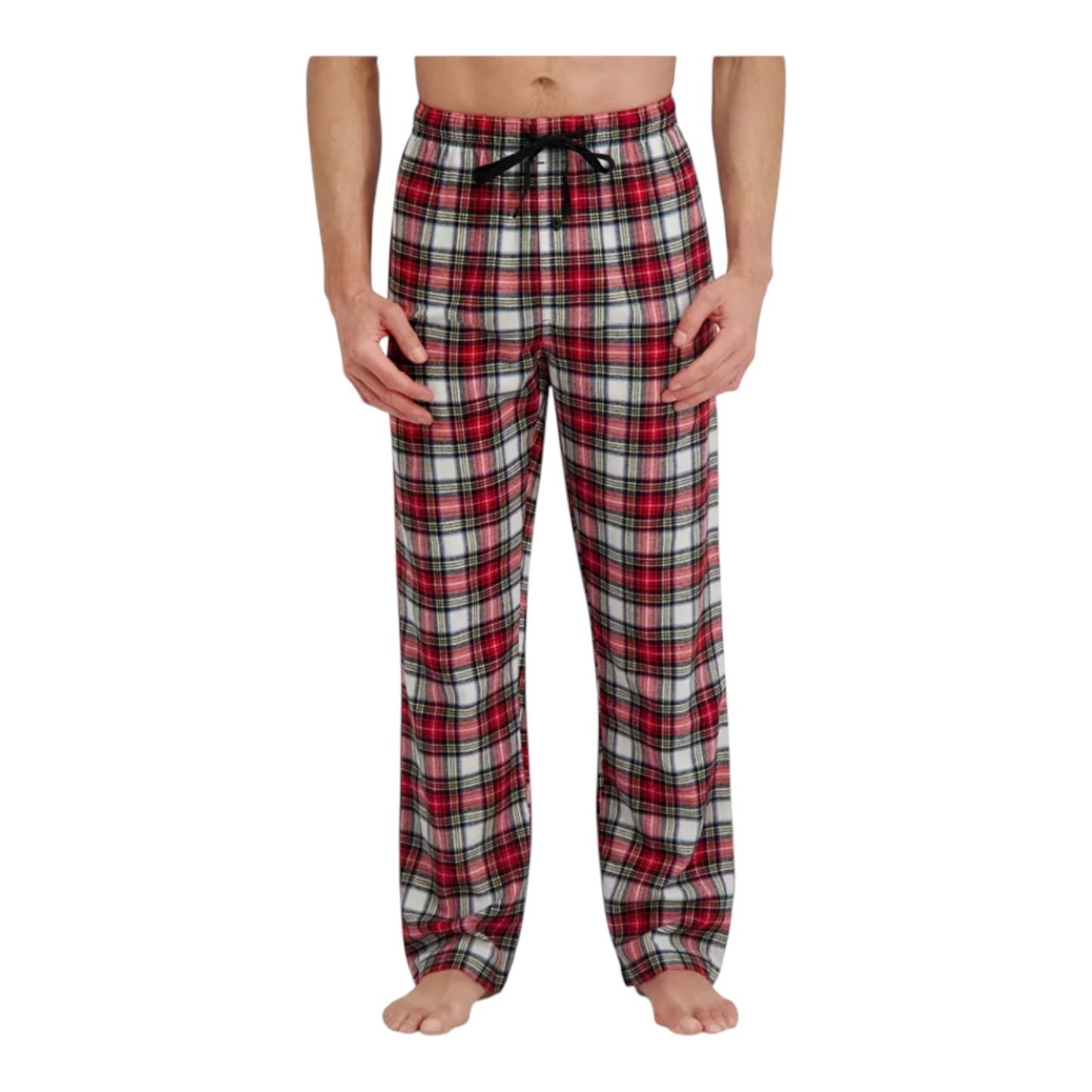 Hanes Men's Lightweight Yarn Dyed Flannel Sleep Pajama Lounge Pants for Men