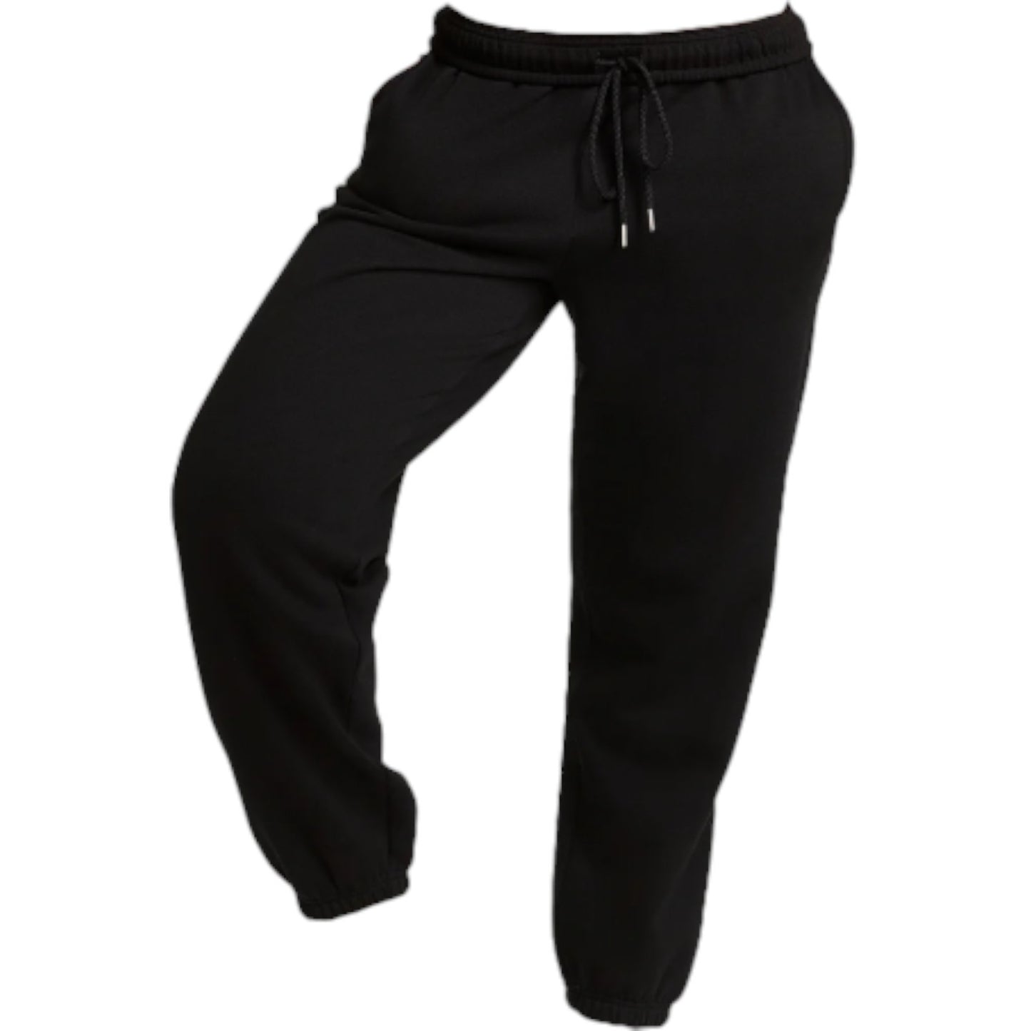 PINK Ivy Fleece Campus Sweatpants - Pure Black Holiday - S, M, L & XL