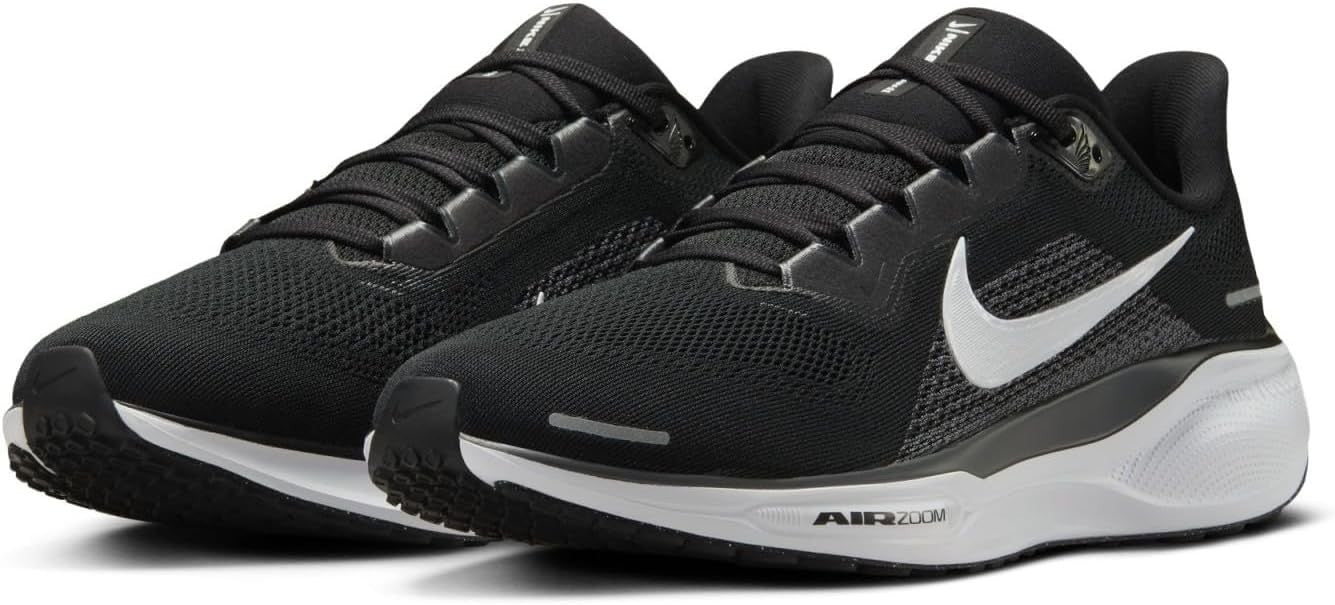 Nike Pegasus 41 Men's Road Running Shoes (Black/Anthracite/White) Size 9