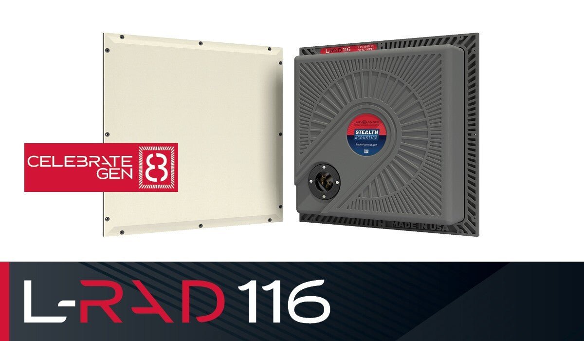 New Stealth Acoustics L-RAD116 Invisible Speaker (Pair)