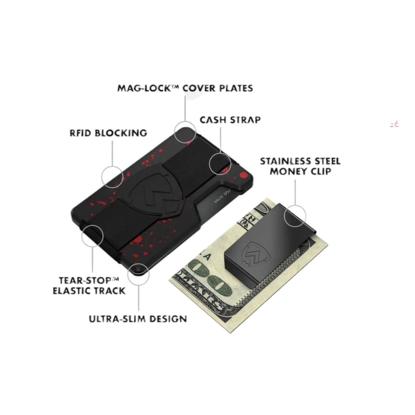 Axwell Wallet - Metal Wallet - RFID-blocking - Brand New In Box