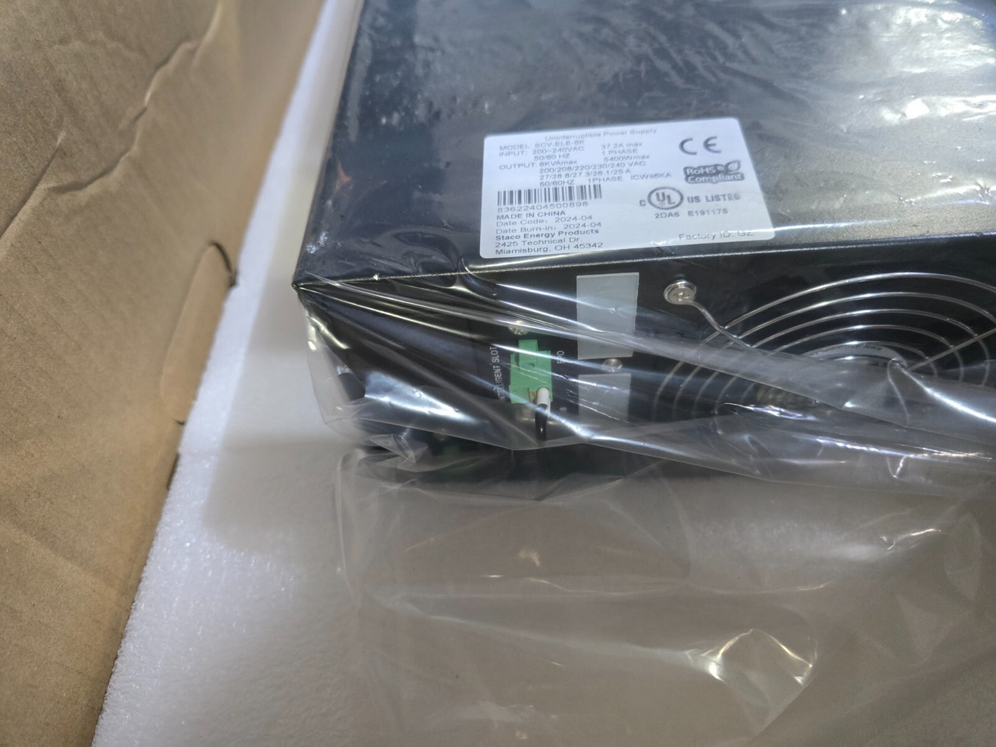 Staco Energy SCV-ELE-6K- 6kVA Rack Mount UPS Module