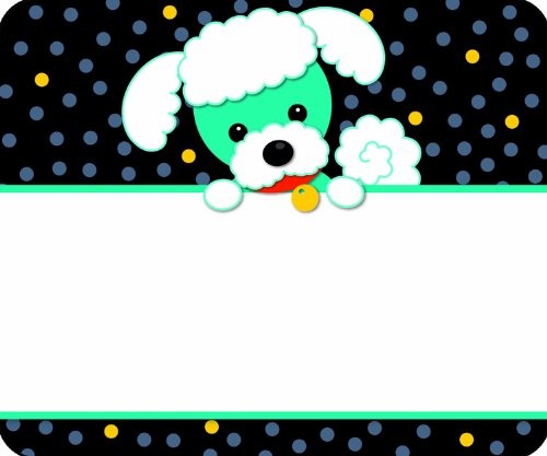 Carson Dellosa Education Hot Diggity Dogs Name Tags
