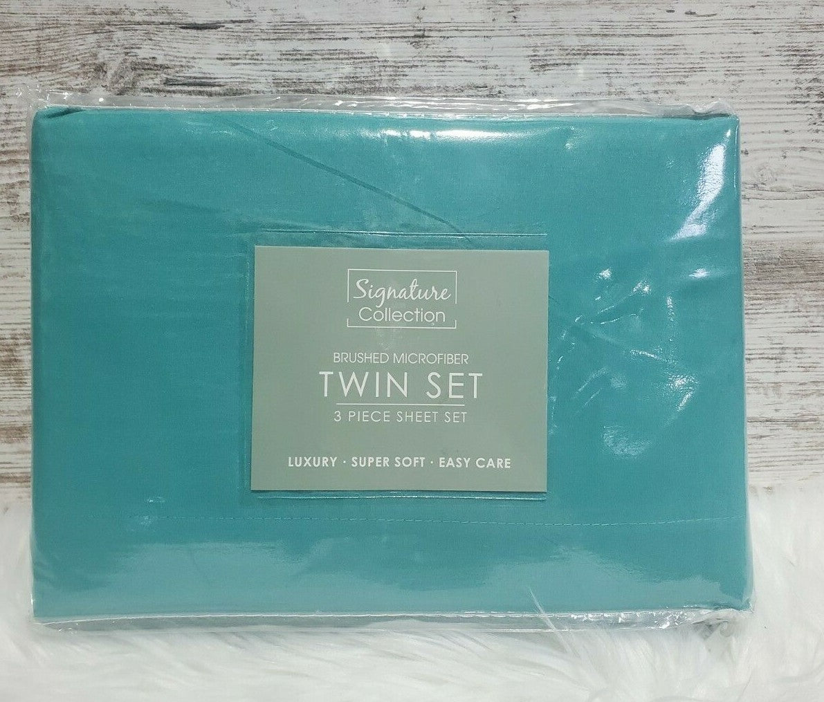 Signature Collection Brushed Microfiber 3 pc Twin Set