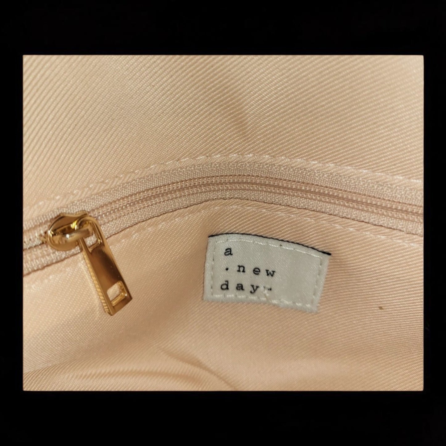 A.New Day Pink Crossbody Purse w/Adjustable Straps 9" L x 8 " H