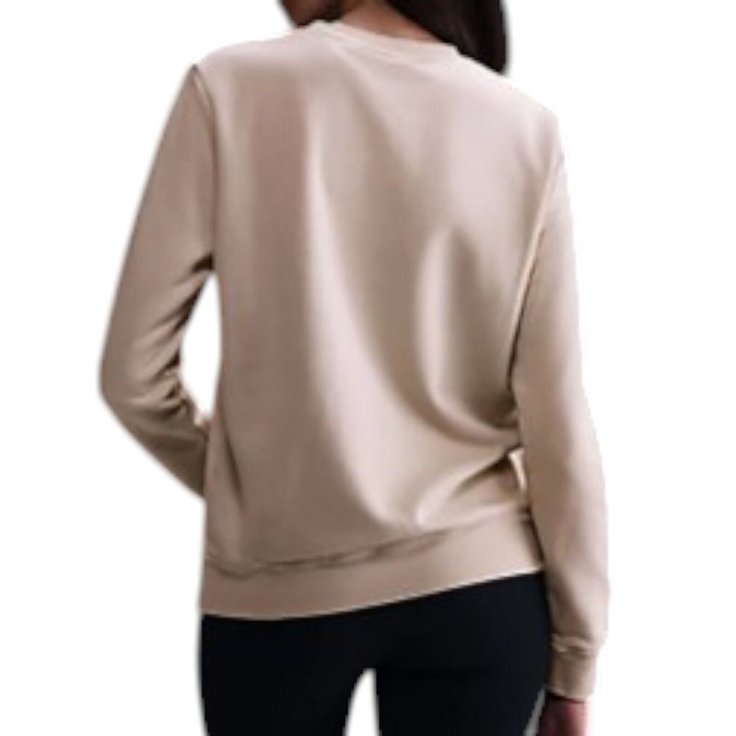 NWT Nike Women Club Leopard Print Logo Crewneck Sweatshirt