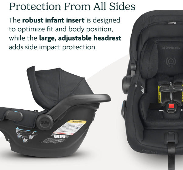 UPPABABY 1002-MSA-US-JKE Mesa V2 Infant Seat, Jake Charcoal