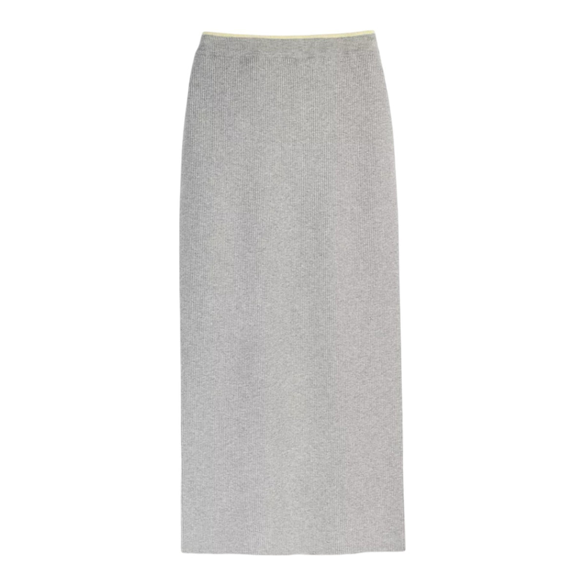 On 34th Women's Gray Midi Bodycon Pencil Skirt Ribbed Sweater Knit