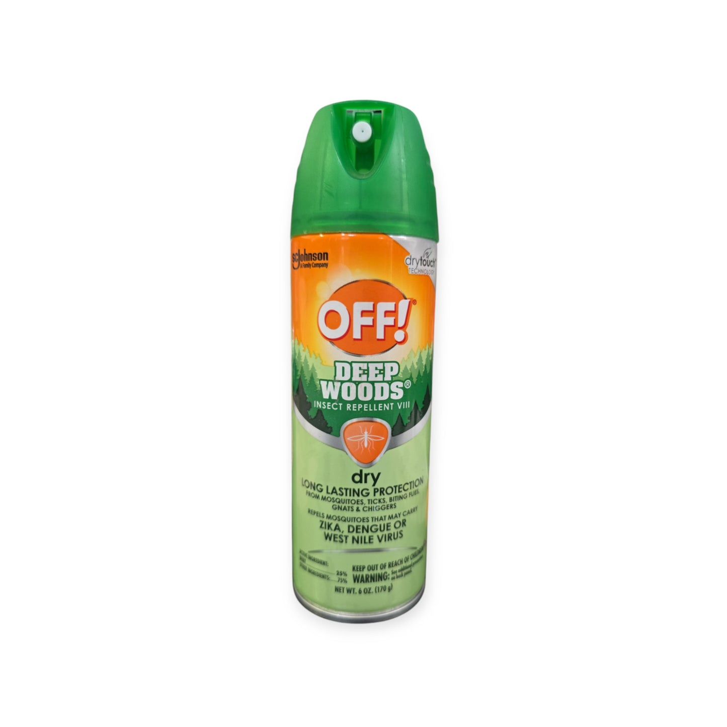 OFF! Deep Woods Dry Insect Repellent, 6 oz.