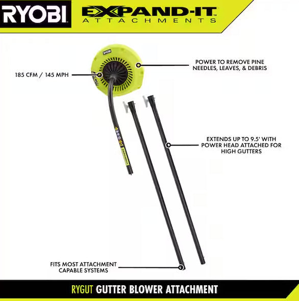 RYOBI Expand-It Gutter Blower Attachment