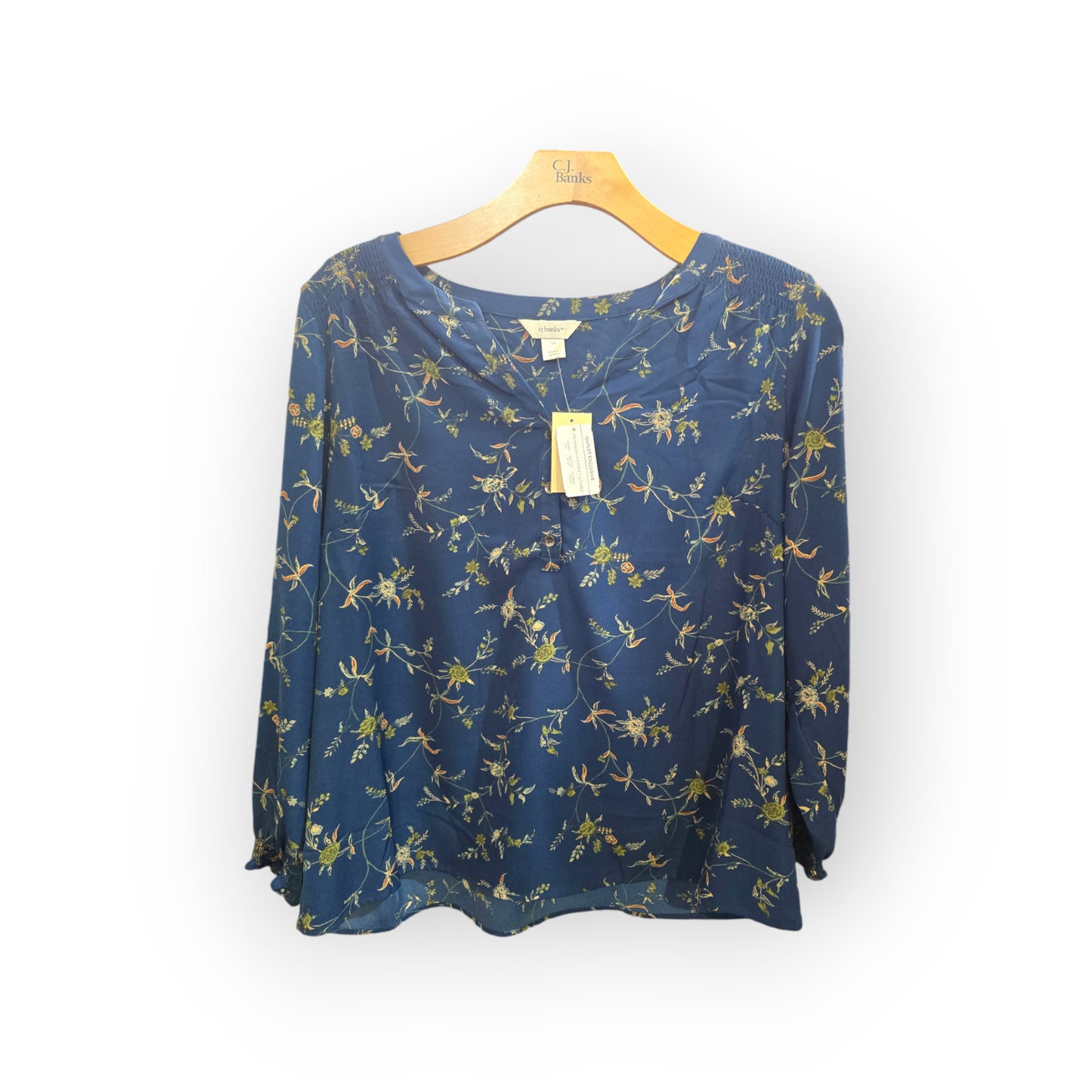 CJ Banks Women's Floral Top, 1X