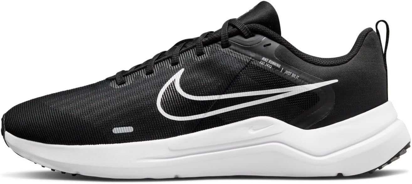 Men Nike DOWNSHIFTER 12 Training Running Sneakers Shoes Black/White DD9293-001