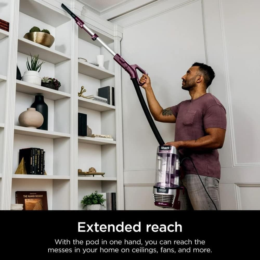 Shark Stratos Upright Vacuum w/Ultra Powered Hair Pickup - AZ3000