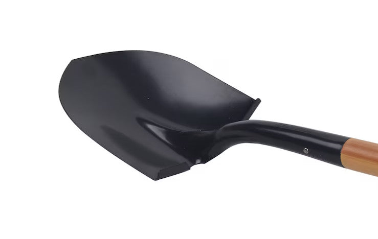 Project Source D-Handle Garden Shovel, Hardwood and Steel 19.75in 3351651