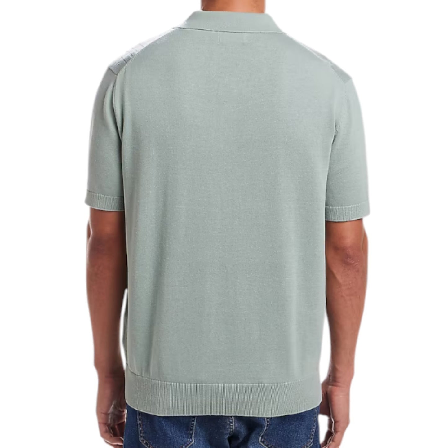 Weatherproof Vintage Classic Fit Pointelle Polo Sweater