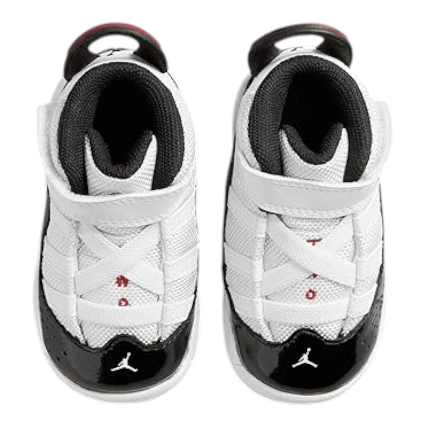 Jordan 6 Rings (TD) Toddlers' Shoes White/Black-Varsity Red 323420-164 10c
