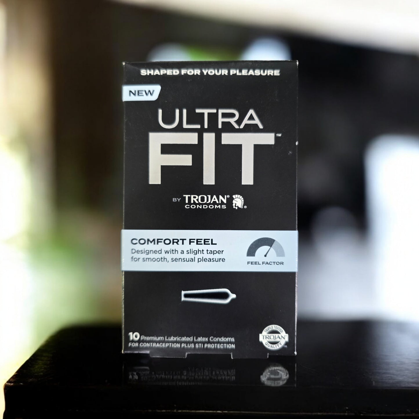 Trojan Condom Ultra Fit Premium Lubricated Latex Comfort Feel Condom 10 Pack New