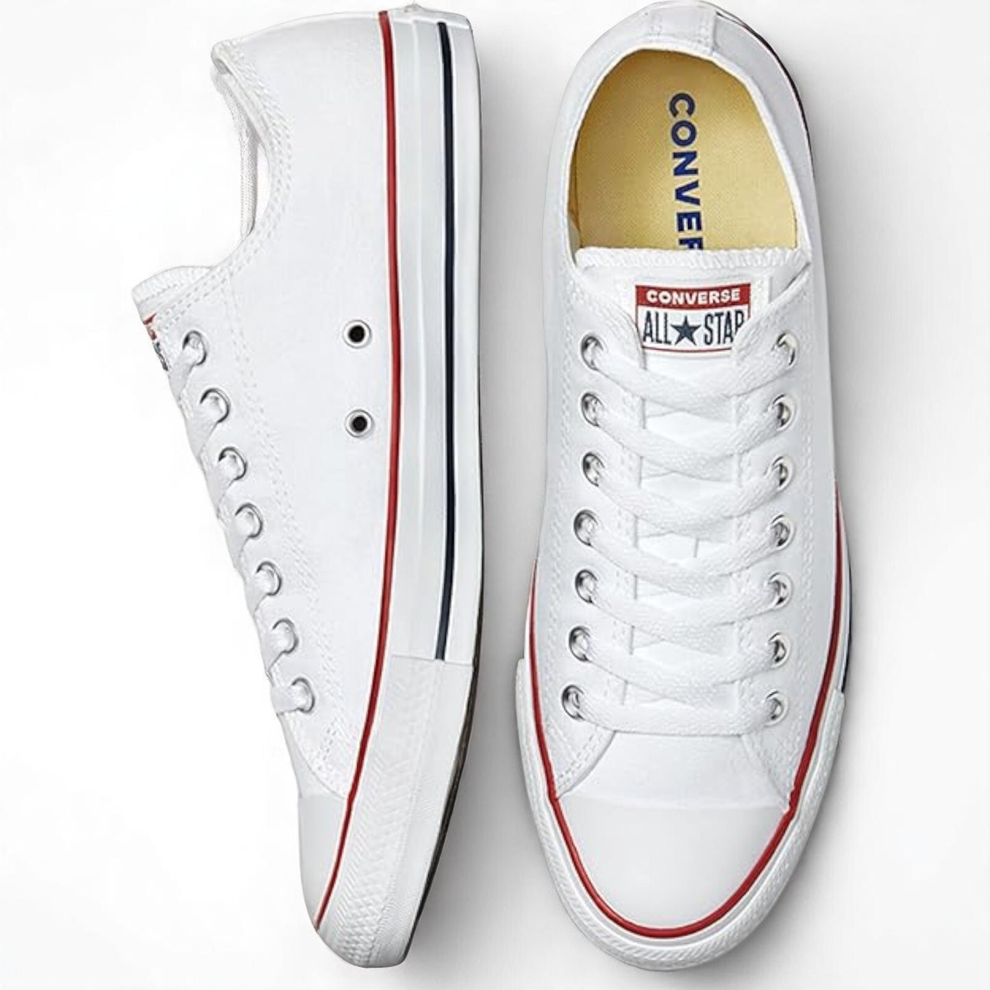 *NEW* Unisex Converse Chuck Taylor All Star Classic Low Optical White (M7652) π
