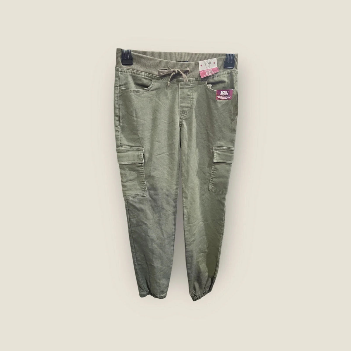 Vanilla Star Girl's Mid-Rise Jogger, Olive Green