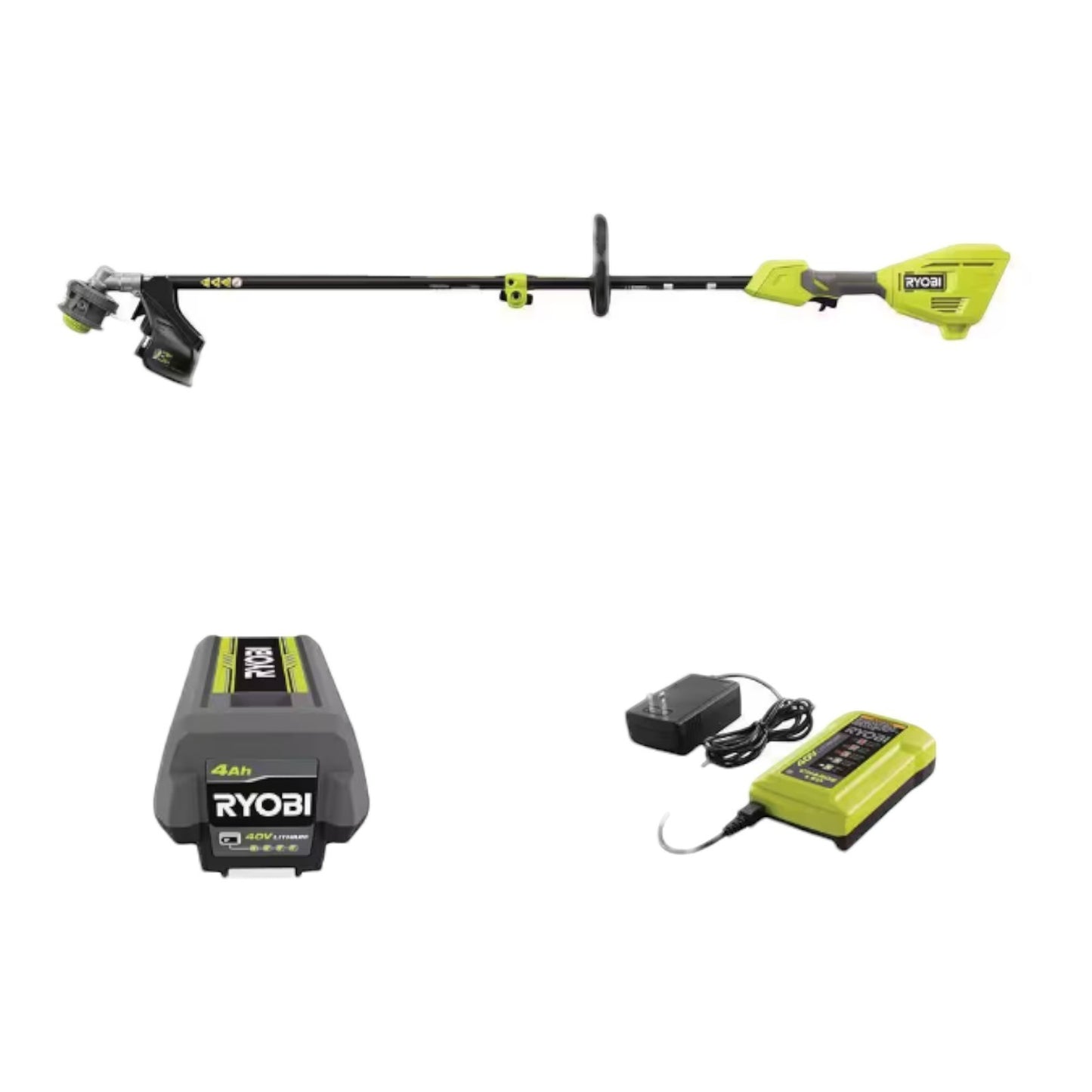 RYOBI 40V 15 in. (RY40ST01K) Attachment Capable String Trimmer Kit