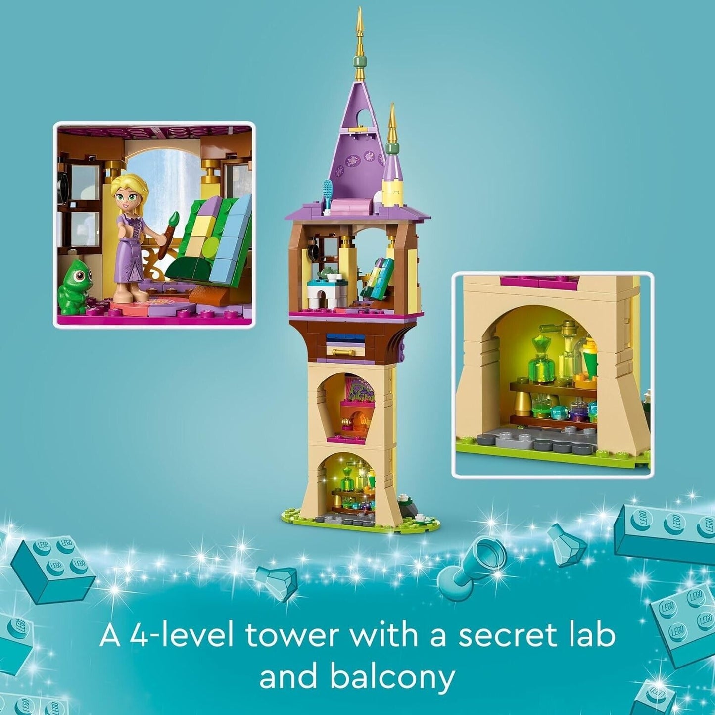 LEGO® Disney Princess Rapunzel's Tower & The Snuggly Duckling 43241