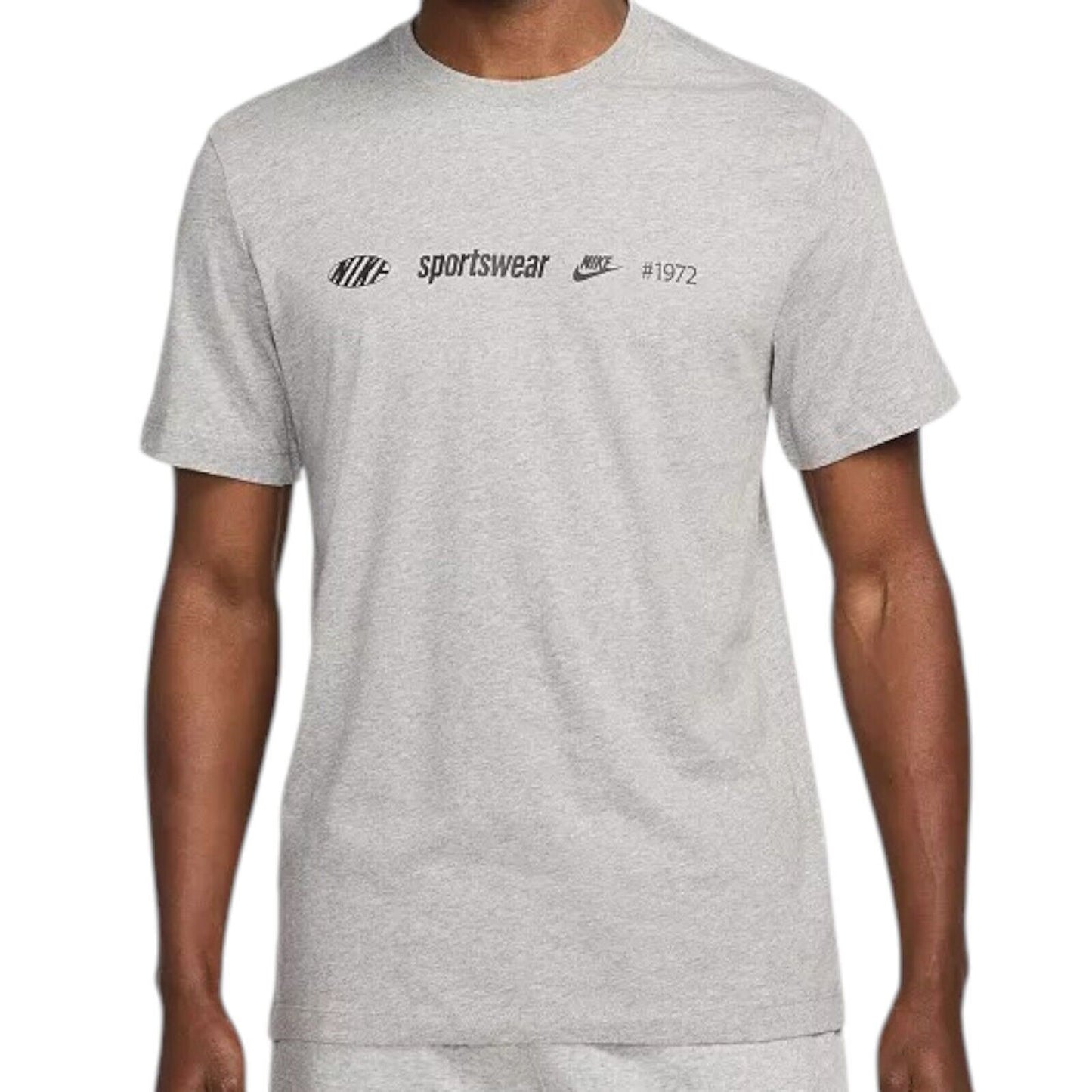 Nike Mens Sportswear #1972 Short Sleeve T Shirt Grey