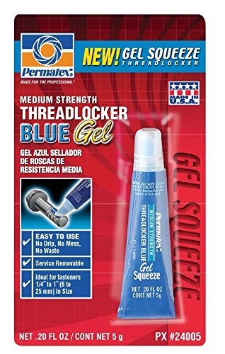 Permatex 24005 .20 Oz Blue Medium Strength Threadlocker