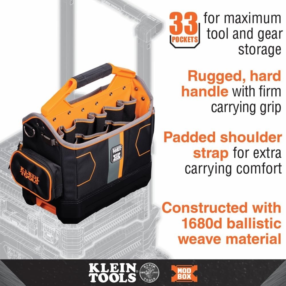 Klein Tools 62202MB  MODbox Tool Tote, Pockets 33