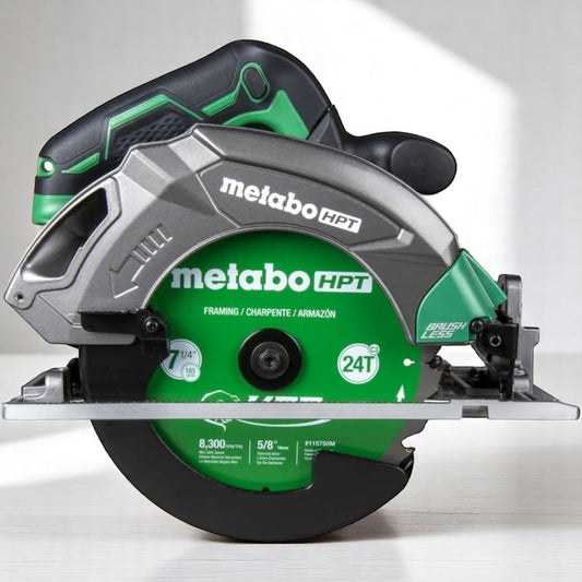 Metabo HPT 18V MultiVolt Cordless Circular Saw, 7-1/4-Inch Saw Blade, Power T...