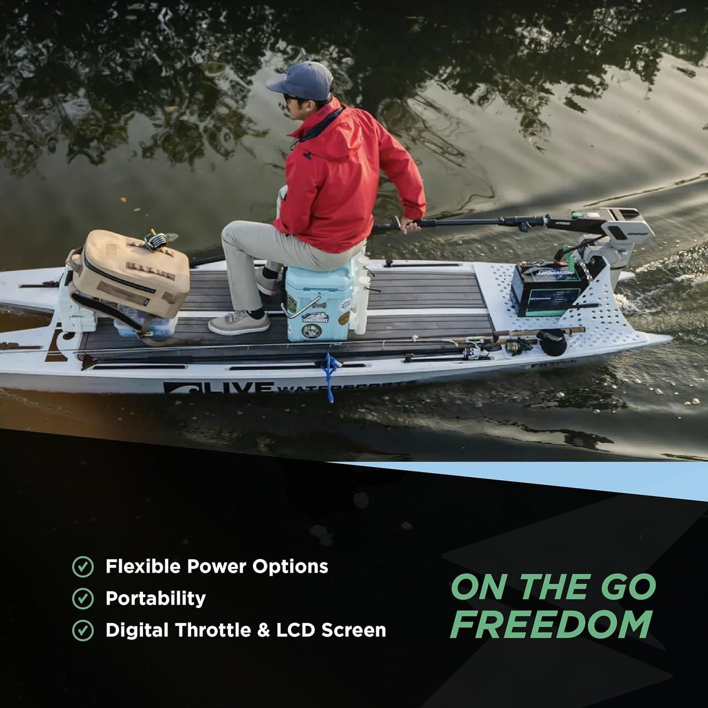 Newport NT300 Electric Outboard Motor - 3HP 1300W Brushless Direct Drive