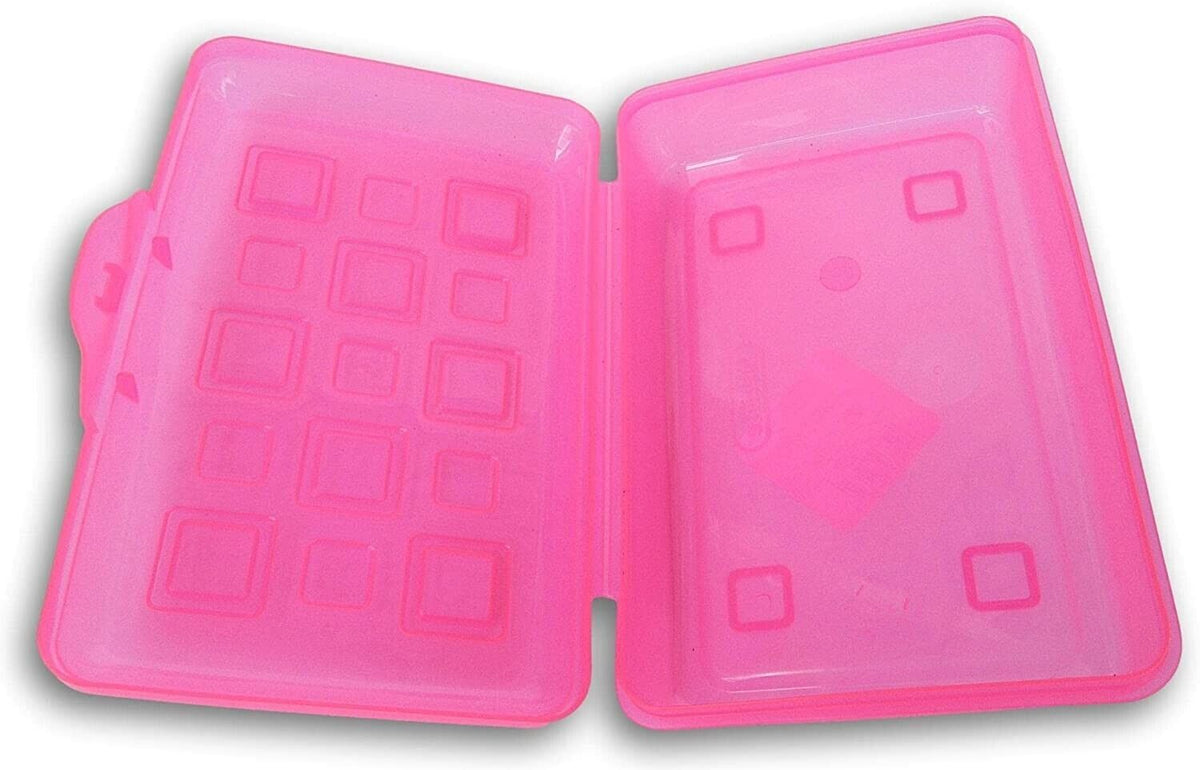Sterilite Small Pencil Box Plastic, Neon Pink