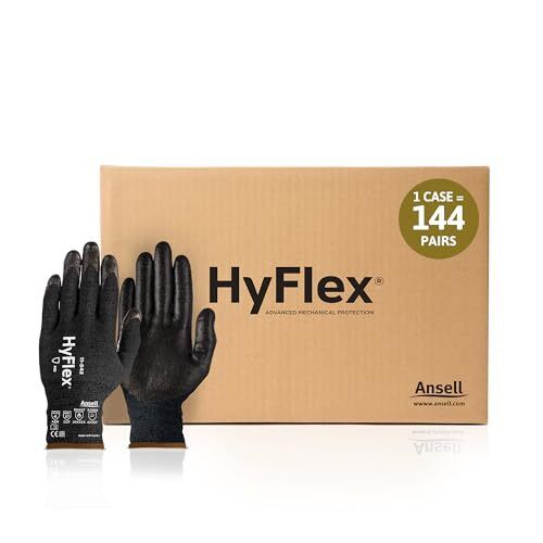 HyFlex 11-542 Cut Protection Gloves - Light, High Cut Protection, Grip, Size