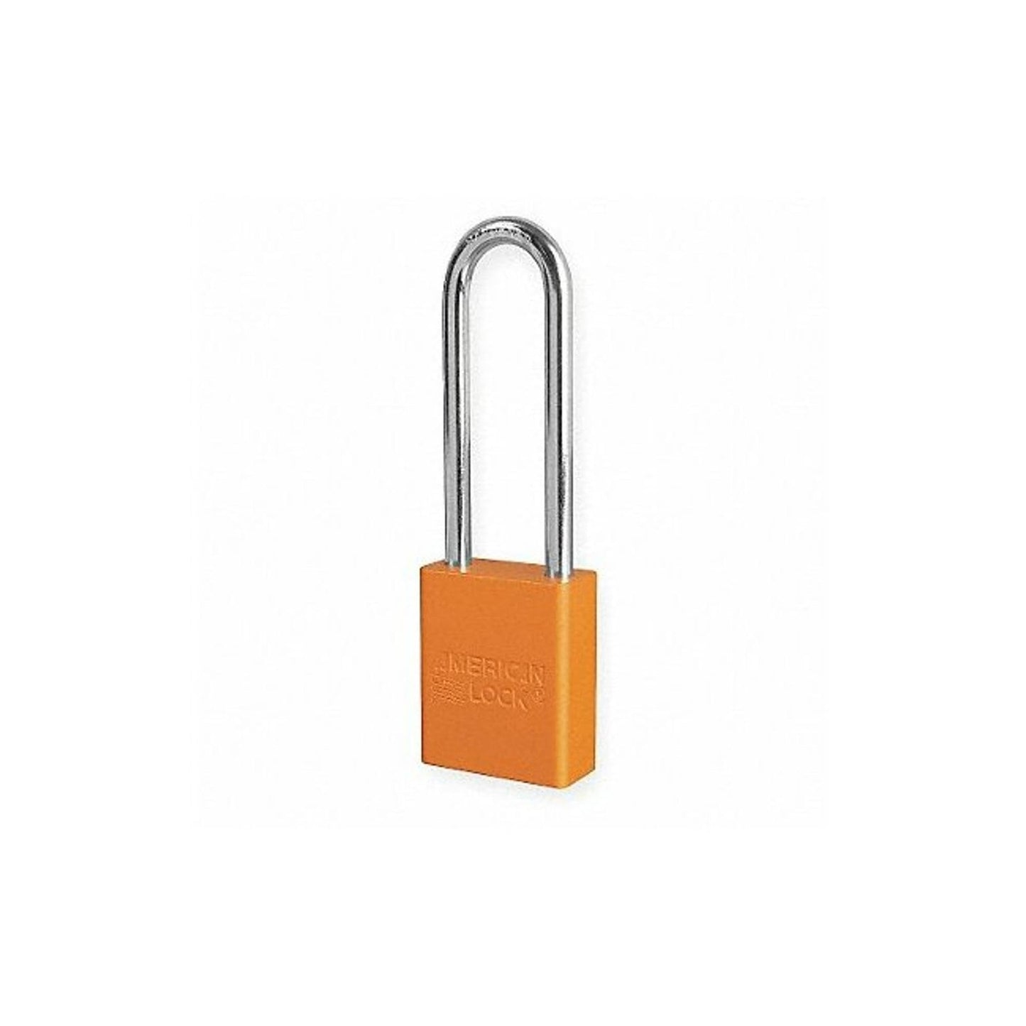 Orange Lockout Padlock, Alike Key Type, Master Keyed: No, Aluminum Body Ma