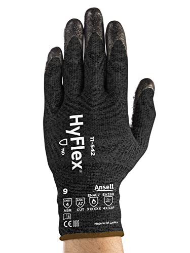 HyFlex 11-542 Cut Protection Gloves - Light, High Cut Protection, Grip, Size