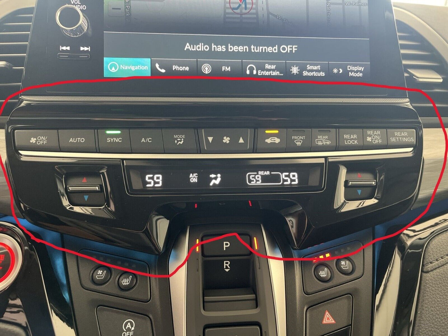 2025 HONDA ODYSSEY A/C HEATER TEMPERATURE CLIMATE CONTROL OEM 79600THRA312M1