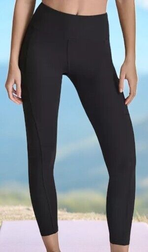 DKNY Women's High-Waisted 7/8 Cargo Leggings