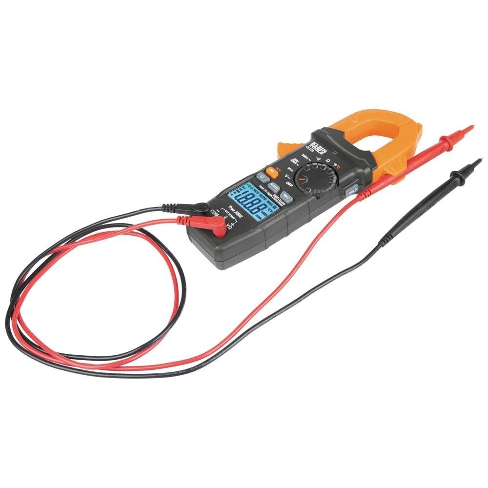 Klein Tools 400 Amp Digital Clamp Meter AC Auto Ranging W/ Temperature CL220