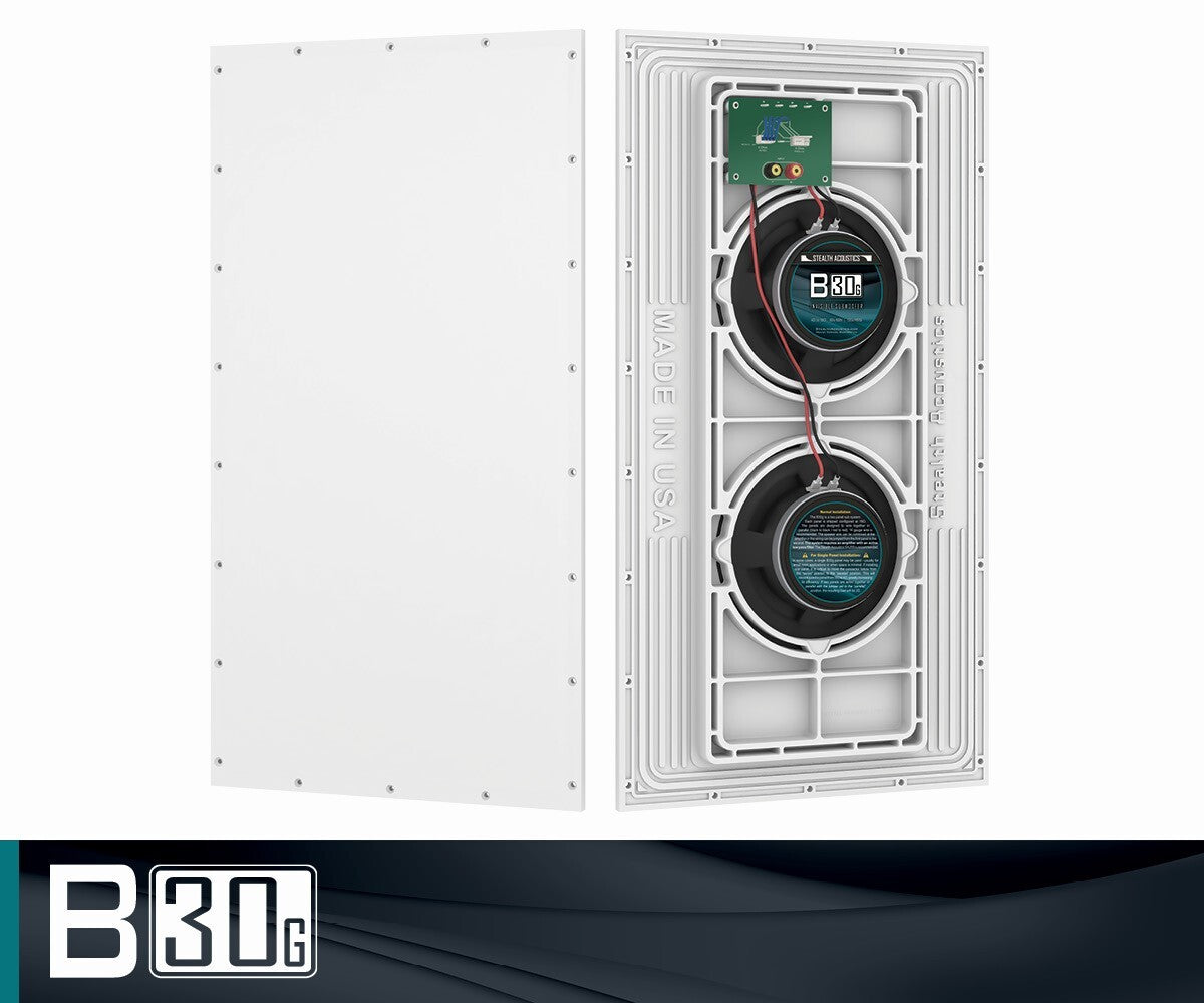 New Stealth Acoustics B30g Quad 8″ Invisible Subwoofer System (pair)