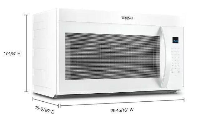Whirlpool 30" Over-the-Range Microwave in White with Sensor Cooking WMMS3330RW