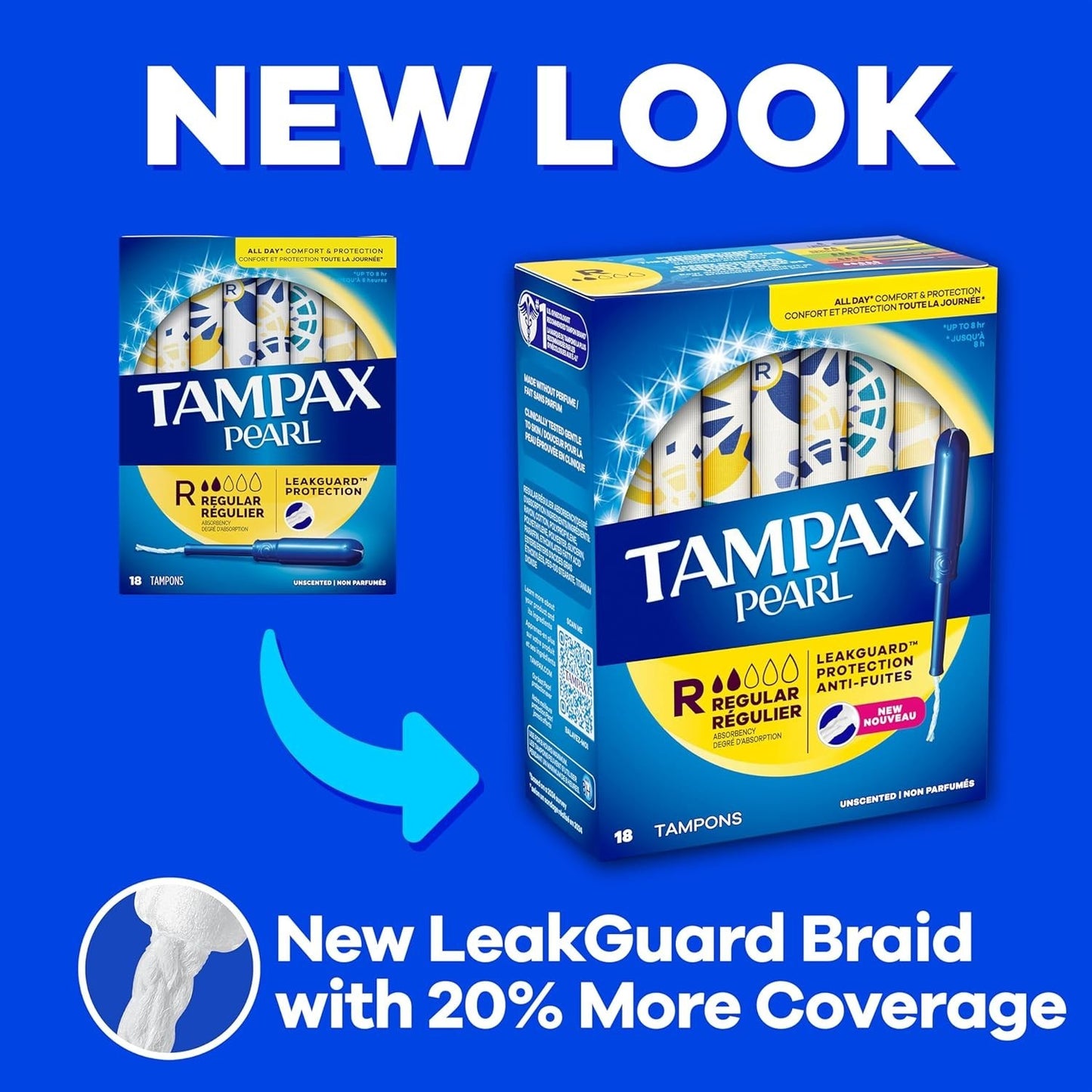 Pearl, Super, Unscented, 36 Tampons