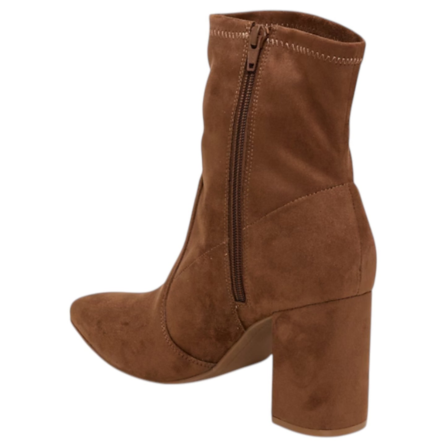 Old Navy Women's Faux-Suede Heeled Boots | #788052 | Side Zipper | Size 7 & 8