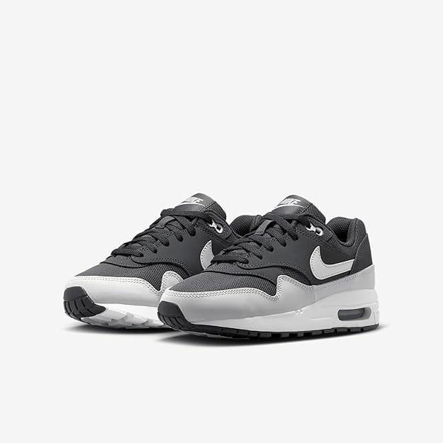 Air Max 1 Big Kids' Shoes | (Vast Grey/White/Black) | Size 6y | DZ3307-006