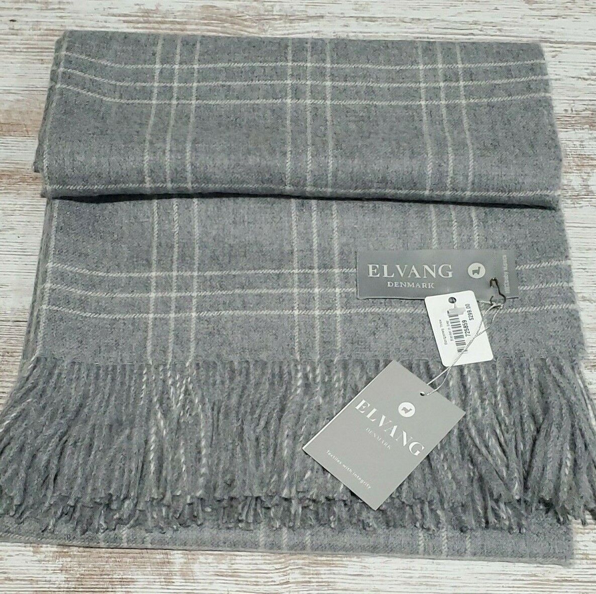 100% Baby Alpaca Wool Montgomery Throw Blanket- Elvang Denmark- Various
