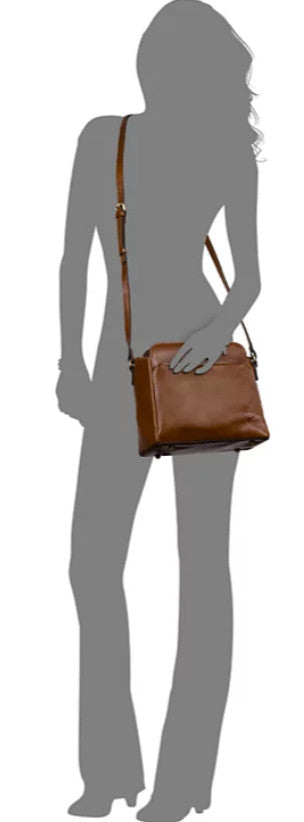 Patricia Nash Vintage Distressed Ithaca Leather Crossbody Organizer Purse – NWT