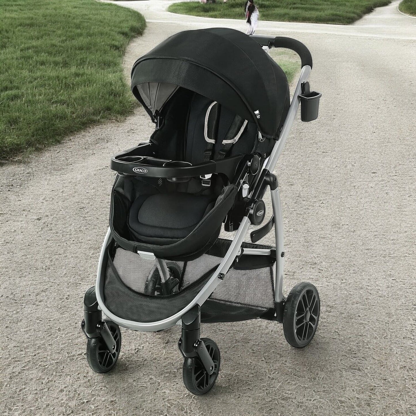 Graco Modes Pramette Stroller, Baby Stroller with True Pram Mode, Reversible
