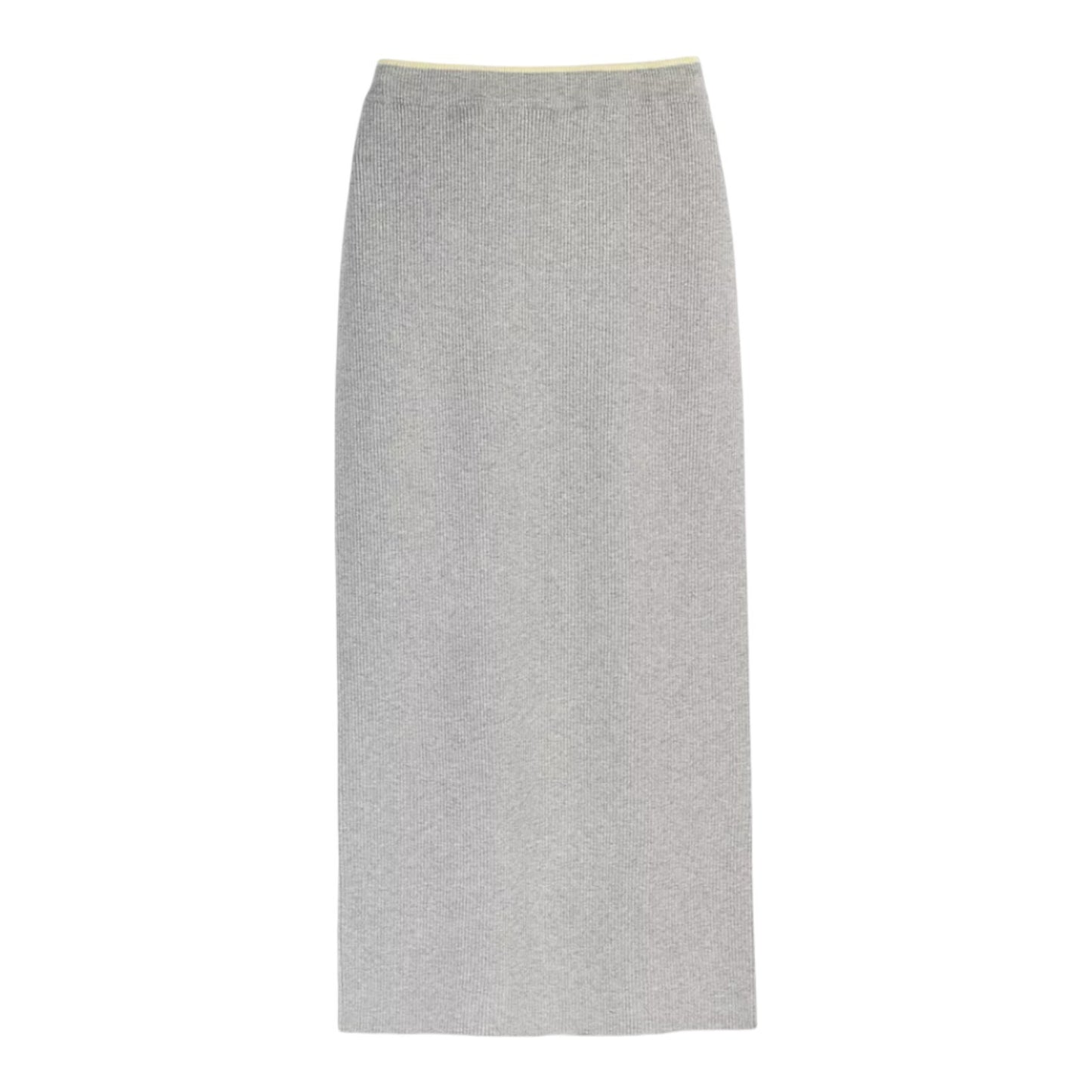 On 34th Women's Gray Midi Bodycon Pencil Skirt Ribbed Sweater Knit