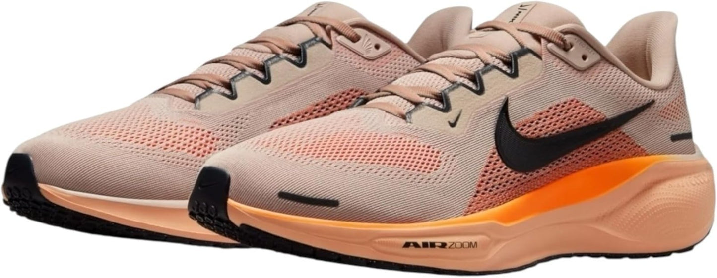 Nike Pegasus Men's Shoes 41 Fossil Stone/Obsidian/Orange FD2722-201 Size 11.5