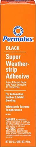 Permatex 81850 Black Super Weatherstrip Adhesive, 5 oz.
